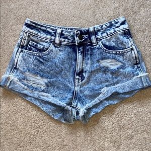 Kendall & Kylie XS Ripped Shorts